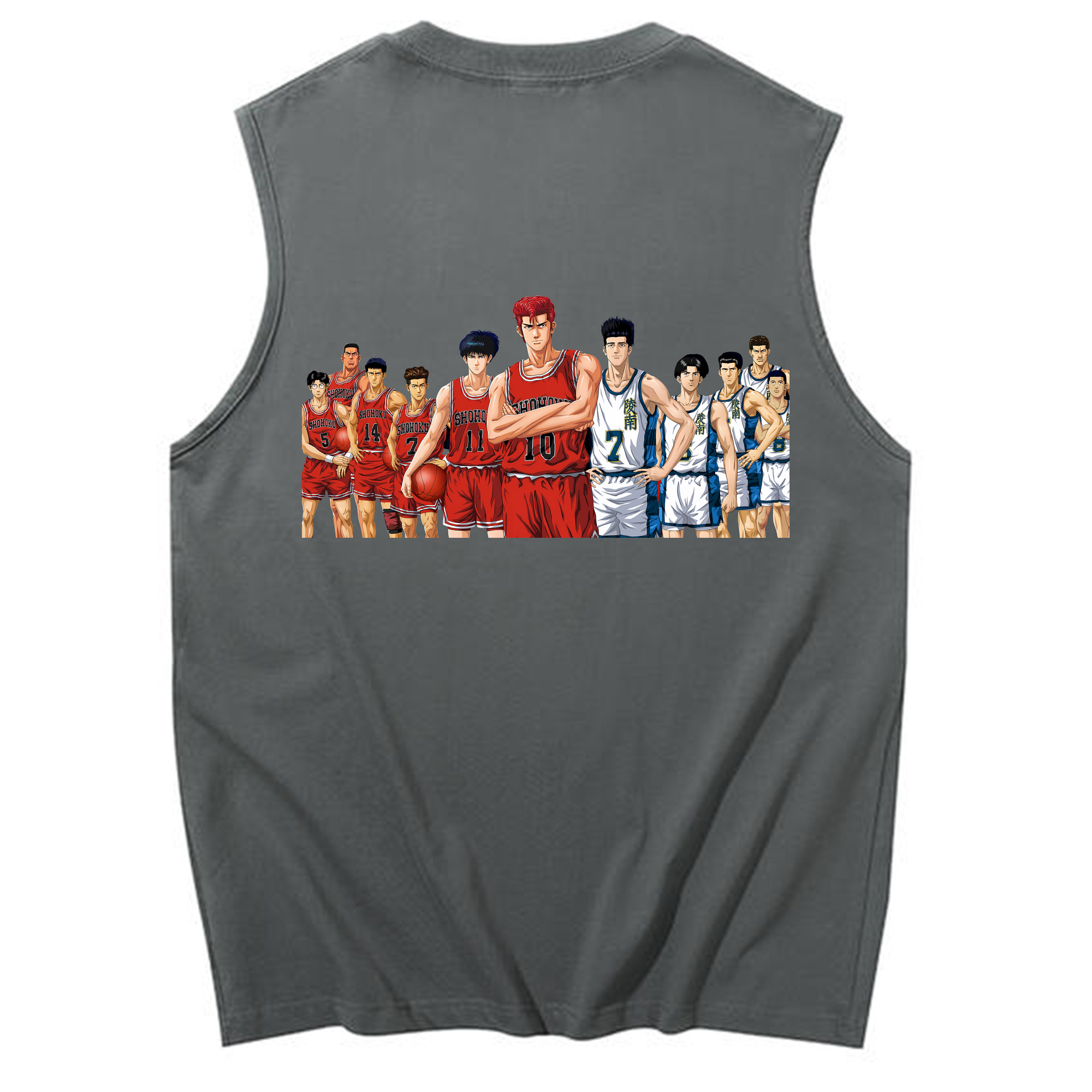 （画像用） SLAM DUNK／スラムダンク コットン100％タンクトップ（背面プリント）